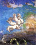 Odilon Redon Apollo's Chariot painting